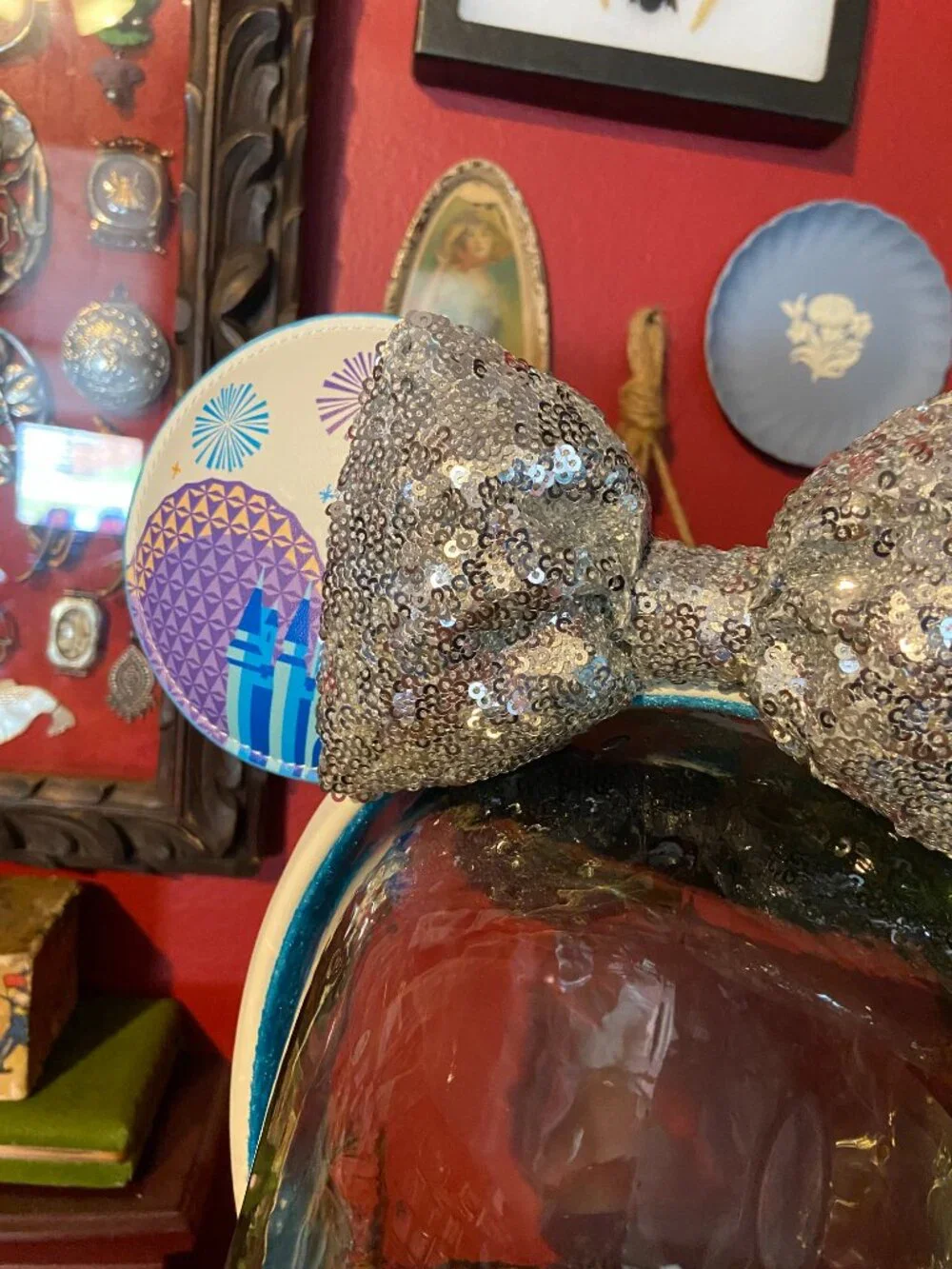 2024 Walt Disney World Four Parks Icon Minnie Mouse Ears Headband With Tags